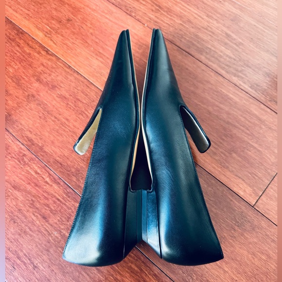 Final Price Khaite Marfa Black Leather Slip on Loafer Flat Shoes Eu 38.5 US 8.5 - Picture 9 of 17